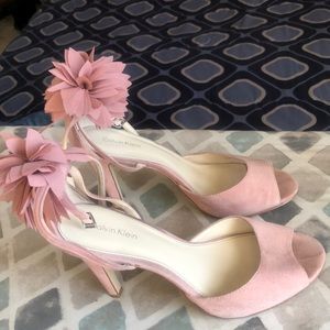 Calvin Klein pink sandals